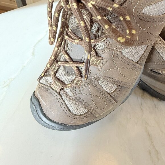 Keen Hiking Shoes Womens 7 Shasta Brown Leather Waterproof Round Toe Outdoor - Picture 5 of 10